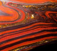 Microbialite -Tiger Iron,  Banded Iron Formation (BIF)