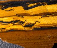 Tigereisen - Banded Iron Formatio (BIF) - Mikrobialith